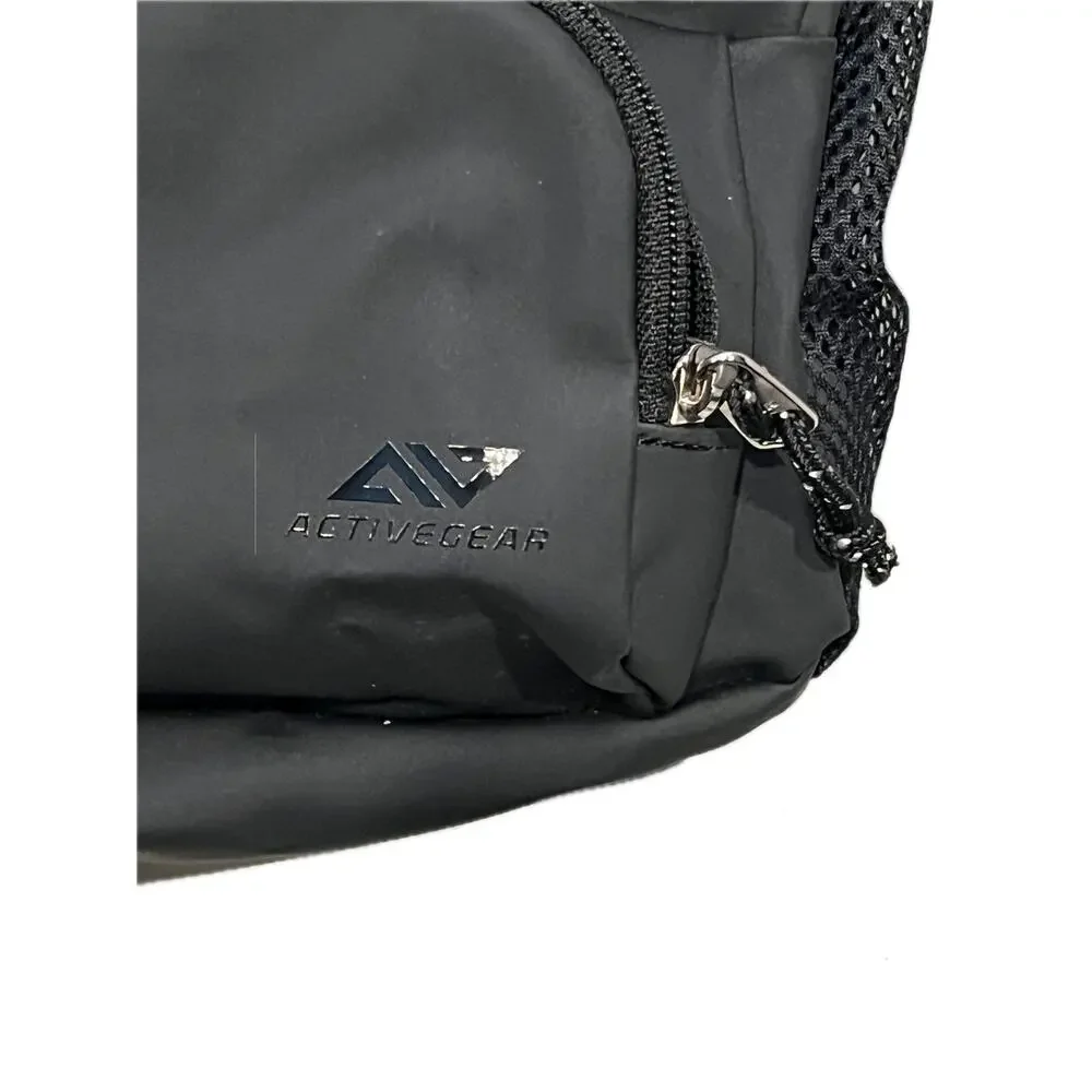 Active Gear 28L Black Padded Computer Backpack